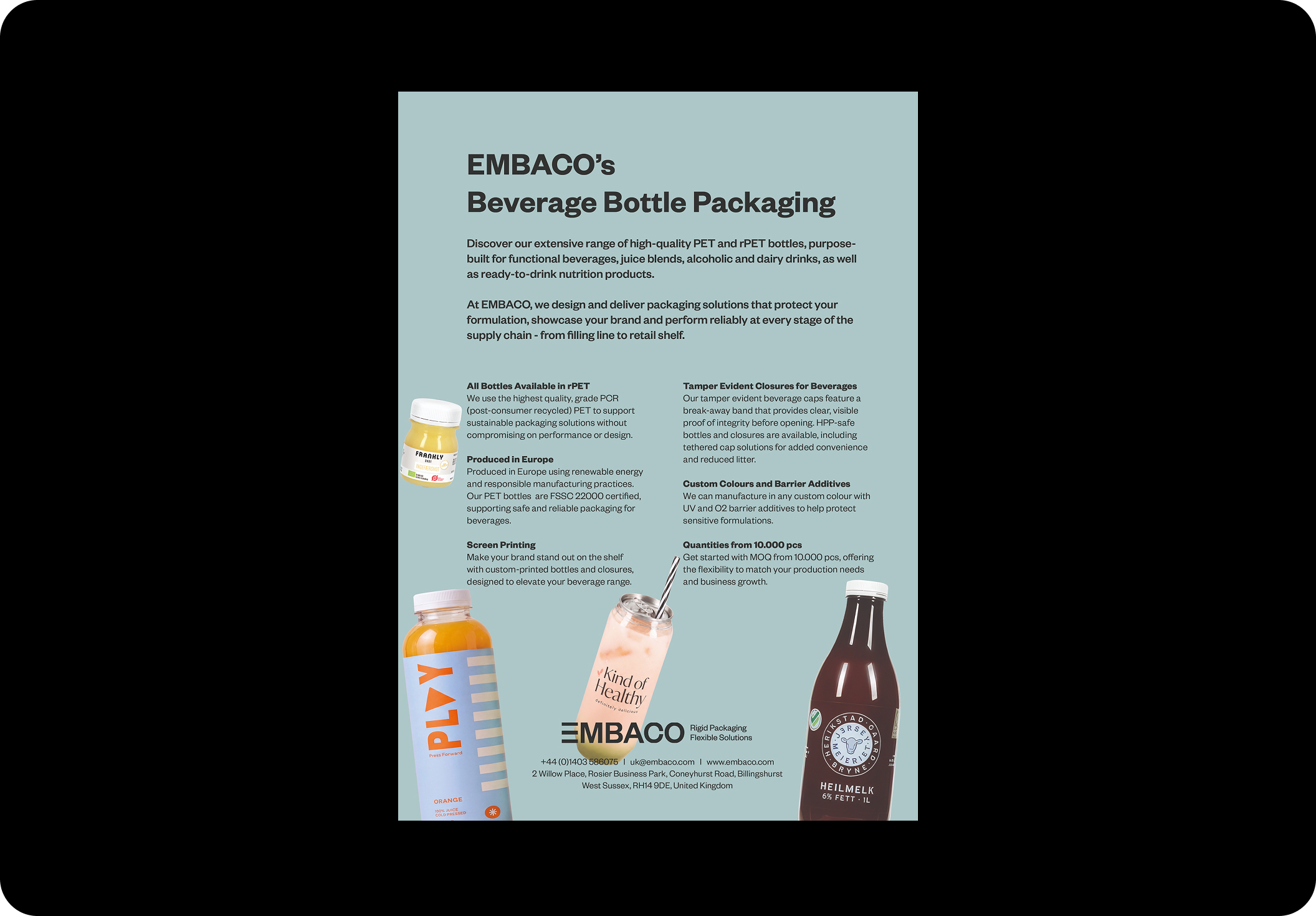 EMBACO Beverage spot