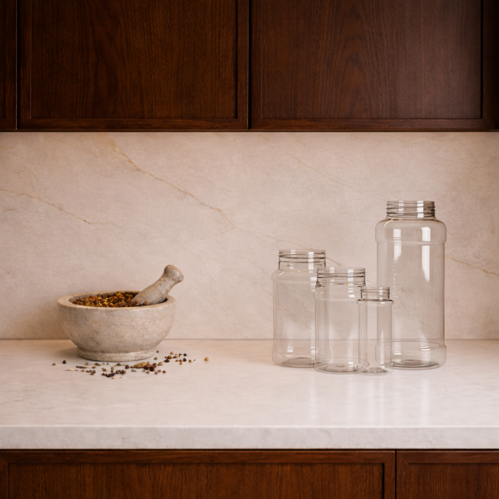 Round spice jar use case