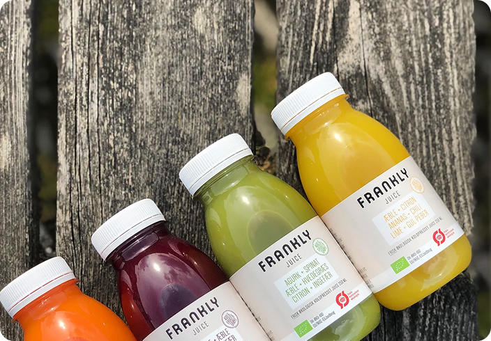 EMBACO and Frankly Juice Bottles