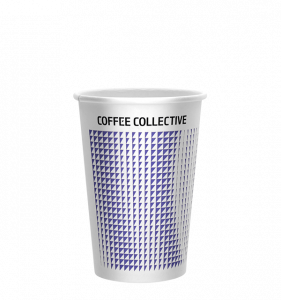 Coffee Collective branded takeaway coffee cup