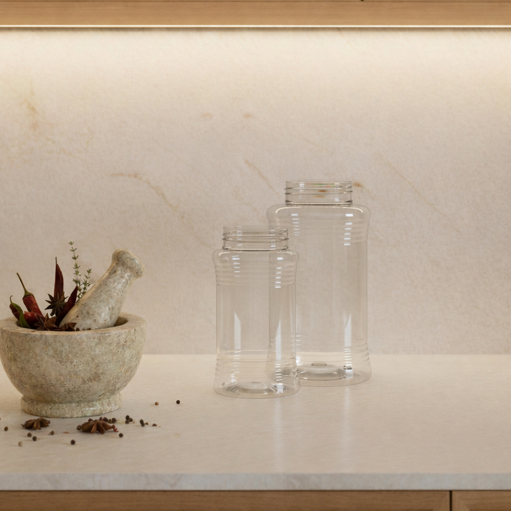 ribbed spice jar use case